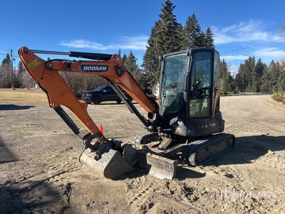 2021 Doosan DX35-5-US21 Mini escavatore