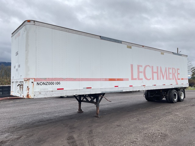 1984 Fruehauf F88-F2-45 45 ft x 102 in T/A Van Trailer