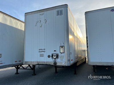 2012 Wabash 53 ft x 102 in T/A Van Trailer