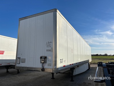 2007 Wabash DVCVHPC 53 ft x 102 in T/A Van Trailer