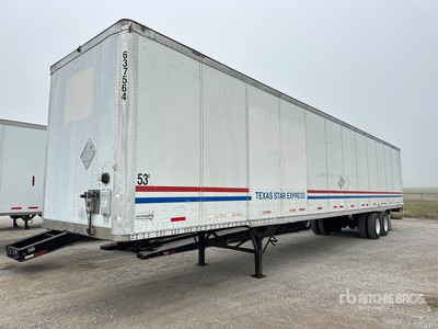 2007 Wabash 53 ft x 102 in T/A Van Trailer