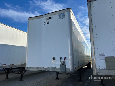 2010 Vanguard VIP4000 53 ft x 102 in T/A Van Trailer