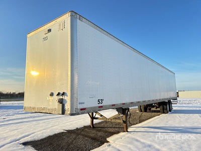 2010 Vanguard 53 ft x 102 in T/A Gesloten aanhangwagen