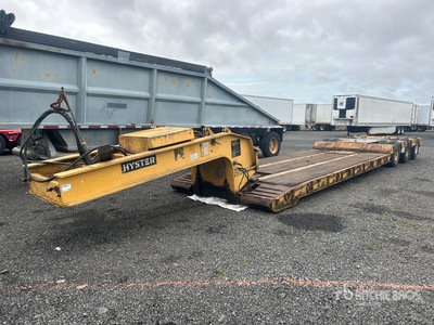 1989 Hyster Tri/A Removable Gooseneck Remorque Surbaissée