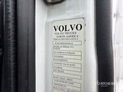 2016 Volvo VNL 6x4 T/A Sleeper Truck Tractor