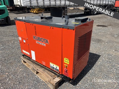 Kubota KJ-T130-AU-B 12.5 kVA Generador (Inoperable)