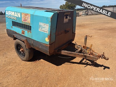 2007 Airman PDS185 Mobile Compresor de aire (Inoperable)