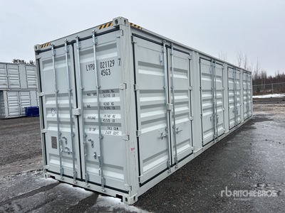 2025 40 Ft High Cube Multi-Door Storage Container