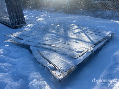 Suihe 14 Ft Bi-Parting ドライブウェイ ゲート (Unused)