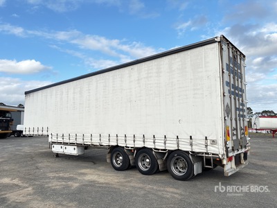 2006 Vawdrey Tri/A Pritsche-Plane Anhänger