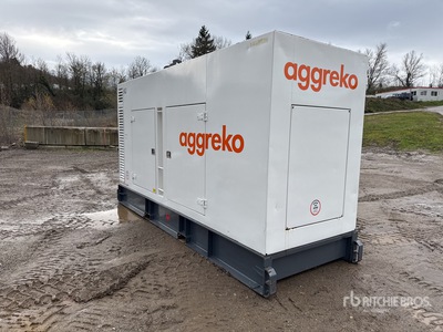 2005 Aggreko GHP/DC12-54A 254 kW Skid-Mounted Groupe Electrogene Generator Set