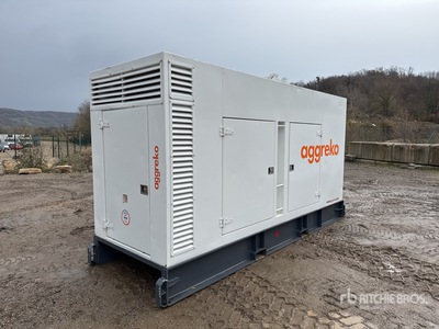 2005 Aggreko GHP/DC12-54A 304 kW Skid-Mounted Groupe Electrogene Generator Set (Inoperable)