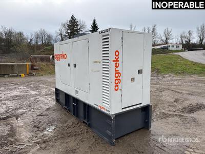 2002 Aggreko GHPII/8065SRE 105 kW Skid-Mounted Groupe Electrogene Generator Set (Inoperable)