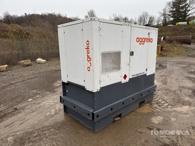 2015 Aggreko BRUNO GX37JD 30 kVA Skid-Mounted Groupe Electrogene Generator Set (Inoperable)
