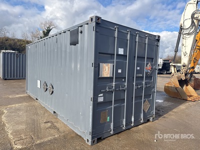 2007 Steenbergen S235JR 20000 L In 20ft Container Citerne A Fuel En Container 20 Pieds Fuel Tank