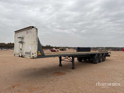2002 GT General Trailers Tri/A Remorque Plateau Flatbed Trailer