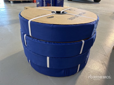Quantity of (4) Powertek 2 in x 90 m PVC Layflat Varios, tienda, almacen, consumidor (Unused)