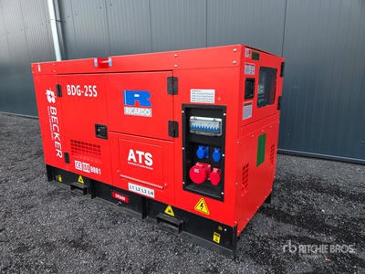 2025 Becker BDG-25S 20KW/25KVA Generator Set (Unused)