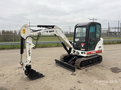 2009 Bobcat 331G Excavatrice sur chenilles