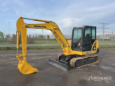 2016 Komatsu PC56-7 Mini Excavator