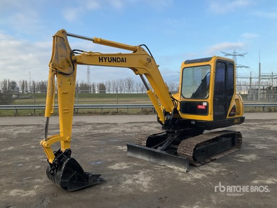 2011 Hyundai R55-7 を見 Mini Excavator