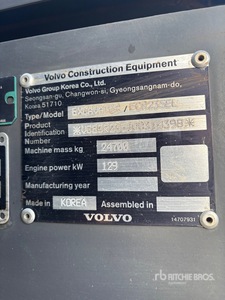 2020 Volvo ECR235EL Escavatore cingolato