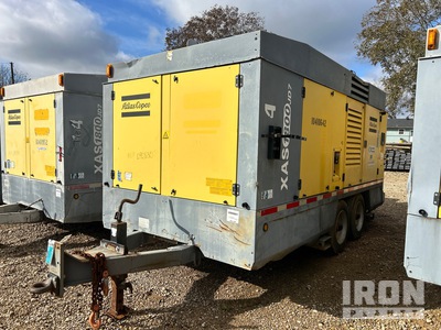 2015 Atlas Copco XAS 1800 JD7 1800 cfm Mobile Compressore