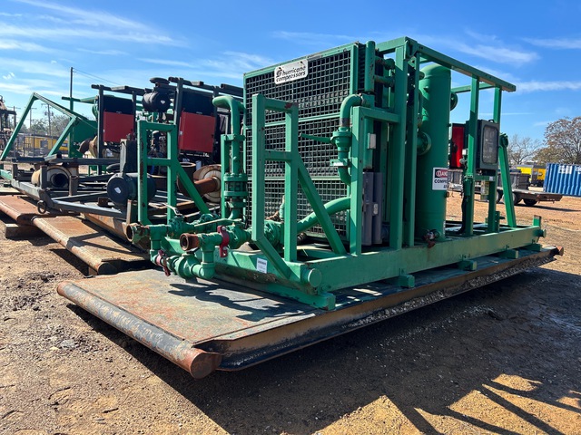 Hurricane Compressors 6T-855-62B Skid-Mounted Air Compressor (Inoperable)