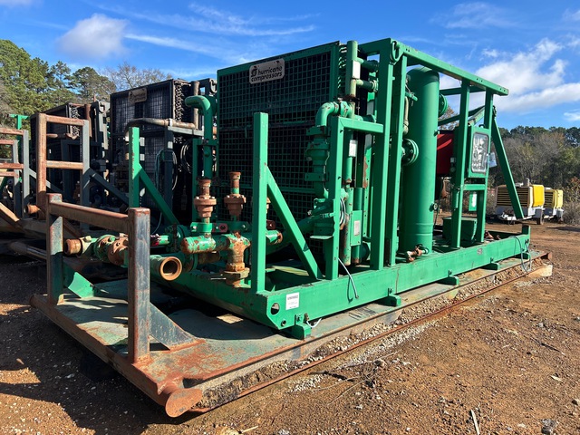 Hurricane Compressors 6T-855-62B Skid-Mounted Air Compressor (Inoperable)