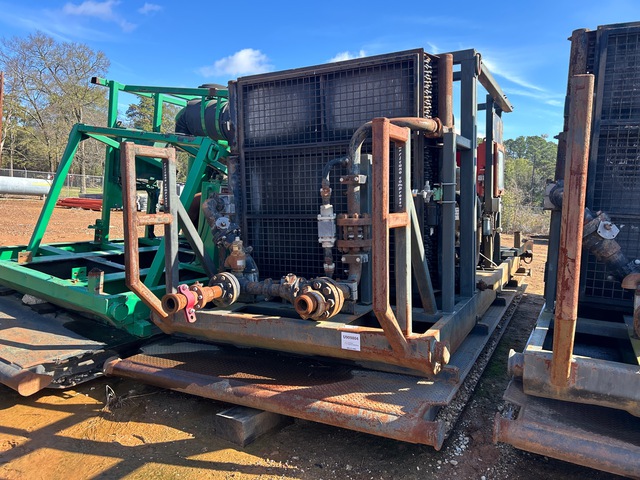 Hurricane Compressors 6T-855-61B Skid-Mounted Air Compressor (Inoperable)