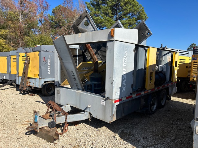 2015 Atlas Copco XAS 1800 JD7 EB 1800 cfm Mobile Air Compressor (Inoperable)