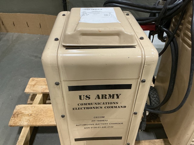 (2) Cecom PP-1660E/U Automotive Battery Chargers