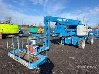 2011 Genie Z60/34 4WD Diesel Plataforma Elevadora Articulada