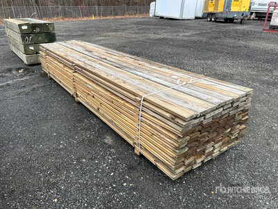 Quantity of (96) 2 in x 6 in x 16 ft Surplus T & G Lumber