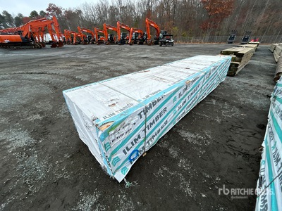 Quantity of (240) 2 in x 4 in x 16 ft Surplus SPF Timmerhout