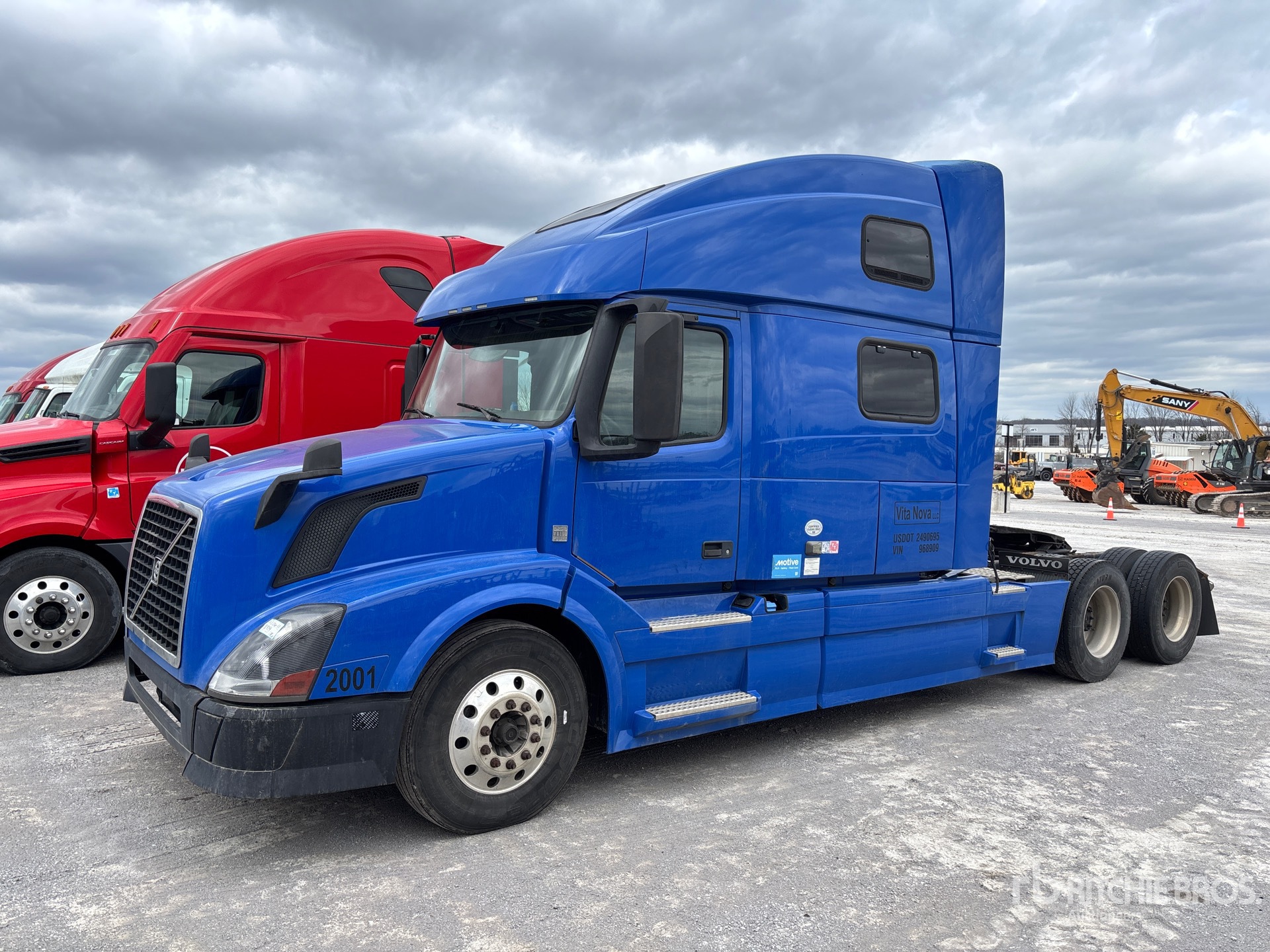 2017 Volvo VNL 6x4 T/A Sleeper Truck Tractor (Inoperable)