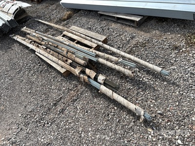 Quantity of (162) Assorted all thread, (76) 6'L x 5/16" all thread, (50) 10'L x 5/16" all thread, (36) 10'L x 7/16" all thread Varios otros