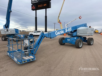 2014 Genie S-65 4WD Diesel Telescopic Boom Lift