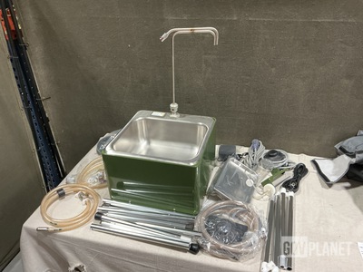 (2) Aseptico ADU-40CF Command Air Portable Field Sink Assemblies