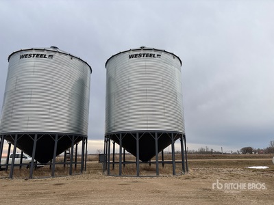 Westeel 2406 +/- 10000 bu 6 Ring Hopper Cassone per grano