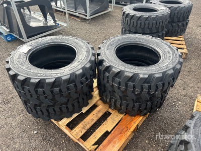 Quantity of (4) Tai Hao 12-16.5 Heavy Duty Neumáticos (Unused)