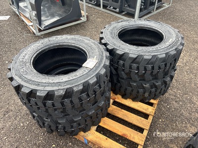 Quantity of (4) Tai Hao 12-16.5 Heavy Duty Neumáticos (Unused)