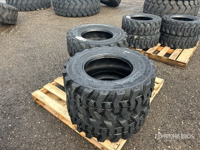 Quantity of (4) Tai Hao 12-16.5 Heavy Duty Neumáticos (Unused)