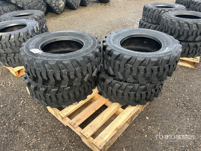 Quantity of (4) Tai Hao 12-16.5 Heavy Duty Neumáticos (Unused)