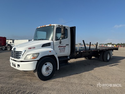 2010 Hino 338 4x2 Flatbed Truck