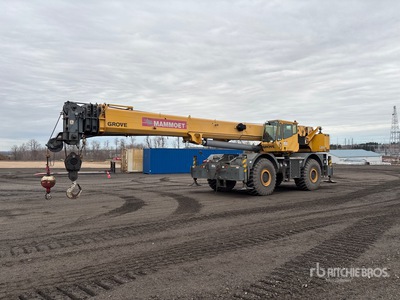 2009 Grove RT880E 160000 lb 4x4 Rough Terrain Crane