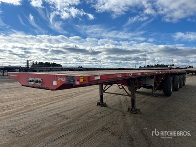 2014 Transcraft TL2000 48 ft Quad/A Flatbed Trailer