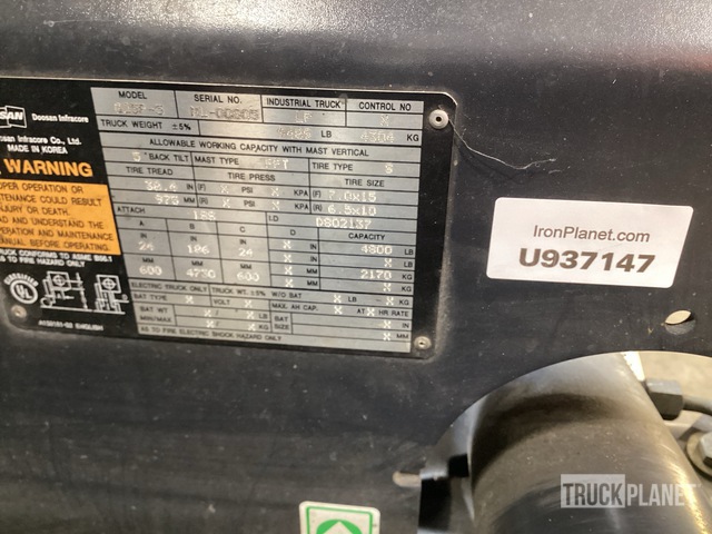 MONTACARGAS 2013 DOOSAN G25P5