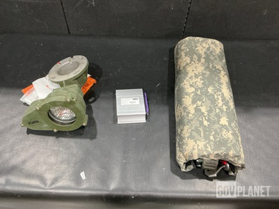 (4) Seat/Slings, (1) Headlight, (1) Control Assembly & Assorted Items