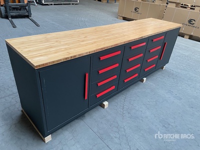 2025 Big Red 12 Drawers Tool Cabinet 110" PWT11412 (Unused)